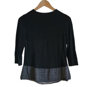 ANTHROPOLOGIE Angel Of The North Mock Turtleneck Ruffle Sweater XSP